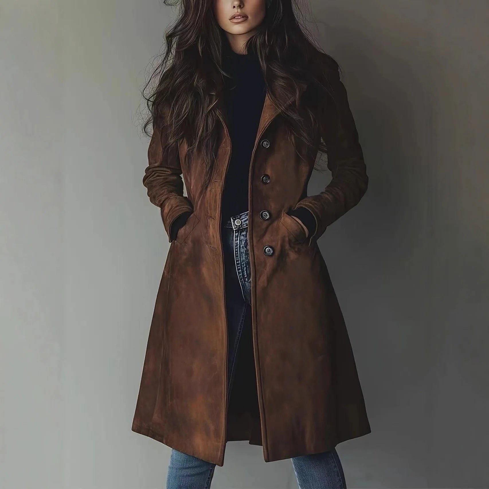 Women Trench Coats Long Jackets