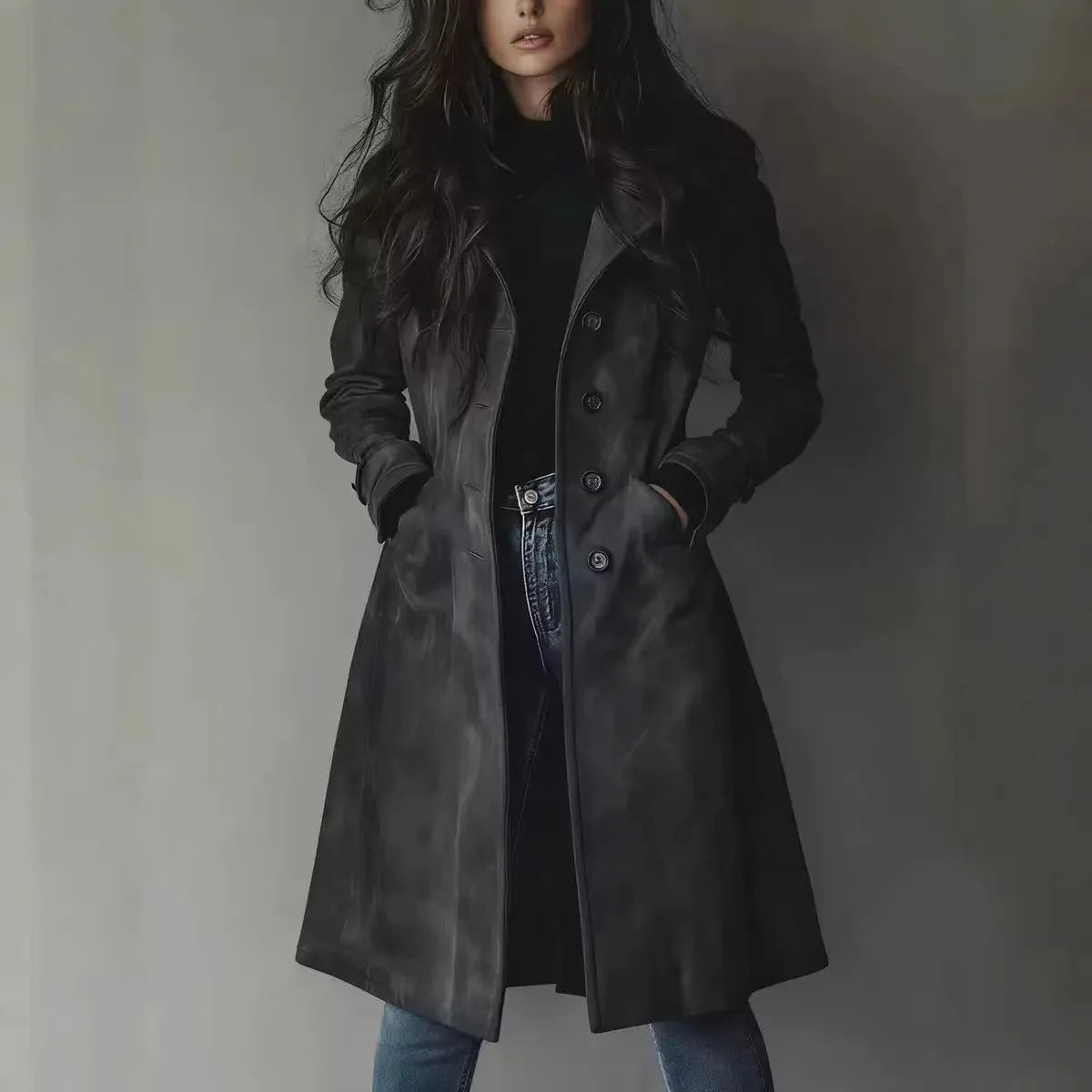 Women Trench Coats Long Jackets