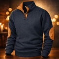 Men's Autumn Sweatshirt Patchwork